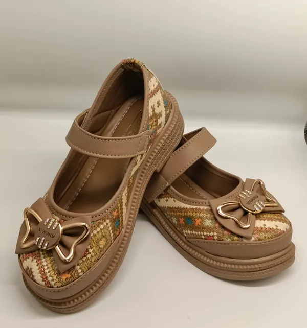 Beige_Textile_Mary_Jane_Shoes_for_Girls