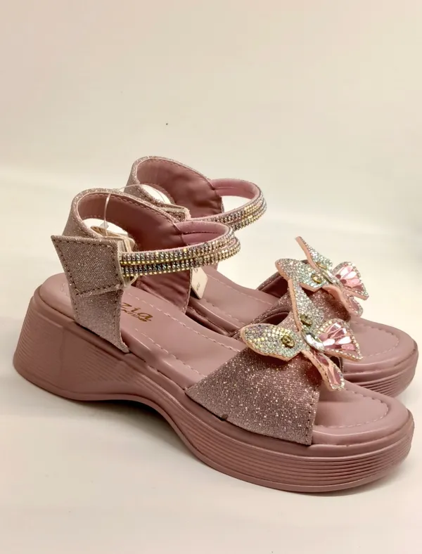 Pink_Glitter_Wedge_Sandals_for_Women
