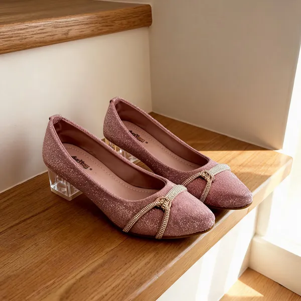 Pink_Synthetic_Embellished_Block_Heel_Shoes_For_Women