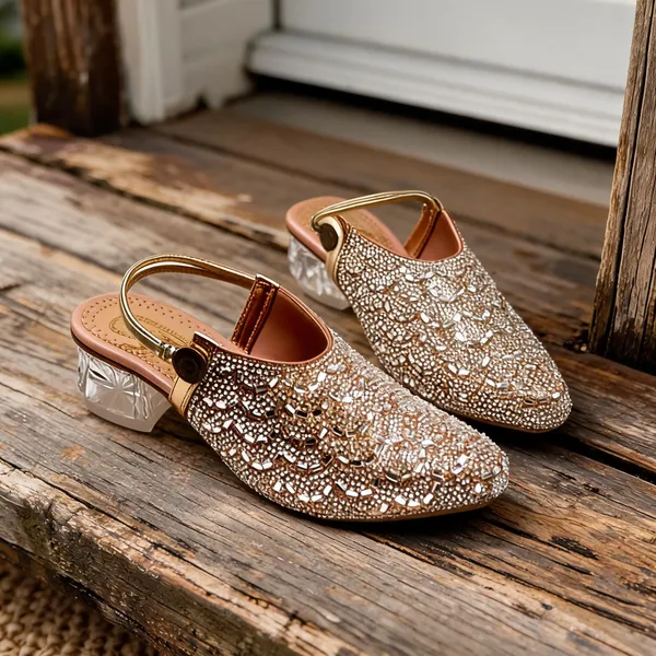 Gold_Synthetic_Embellished_Slingback_Ethnic_Heels_For_Women