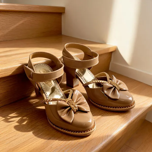 Beige_Synthetic_Bow_Embellished_Ankle_Strap_Sandals_For_Women