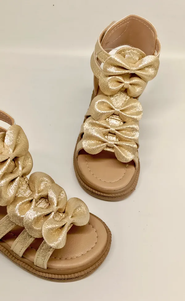 Gold_Textured_Bow_Strappy_Sandals_for_Women