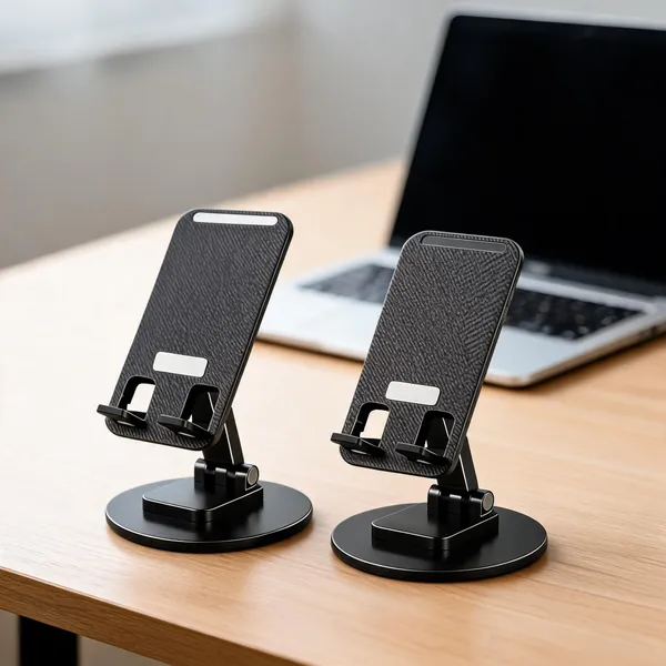 Black_Plastic_&_Metal_Rotating_Adjustable_Mobile_Stand