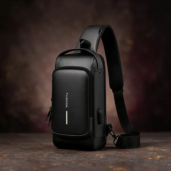 Black_Polyester_Crossbody_Sling_Bag