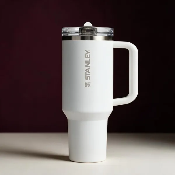 White_Stainless_Steel_Stainless_Steel_Travel_Tumbler