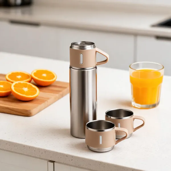 Black_Stainless_Steel_Stainless_Steel_Vacuum_Flask_Set