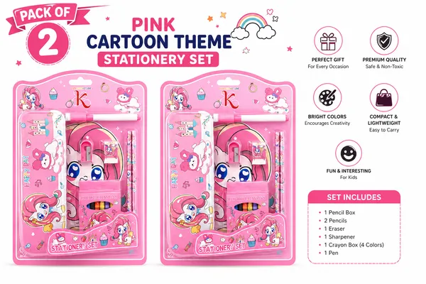 Cartoon_Theme_Stationery_Set_Pack_Of_2