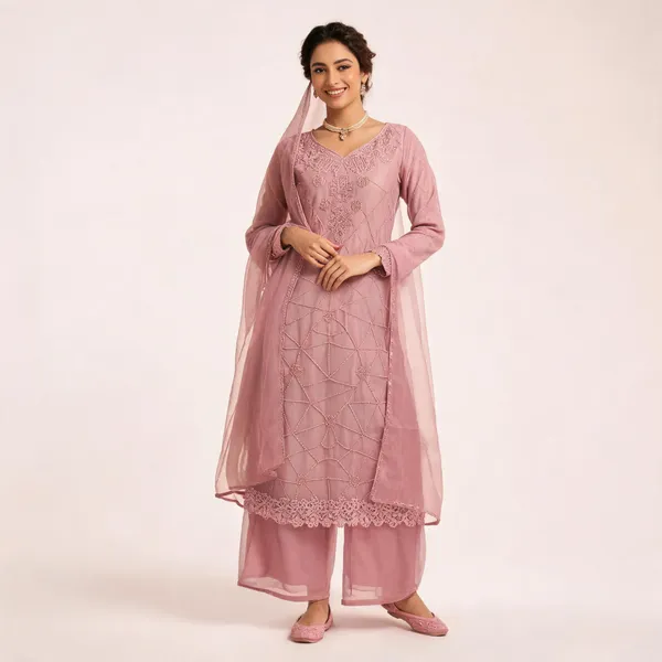 Pink_Cotton_Kurta_Set_For_Women