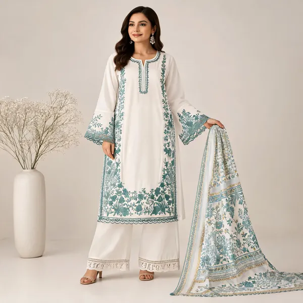 White_Cotton_Kurta_Set_For_Women