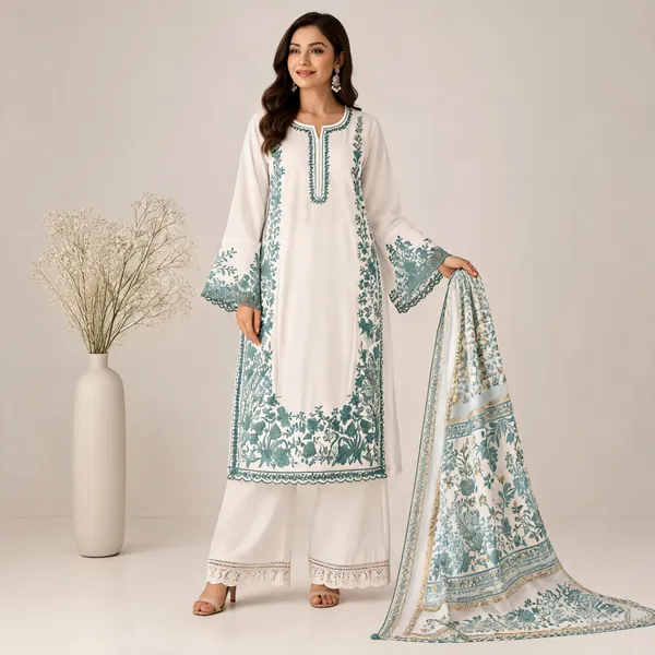 White_Cotton_Kurta_Set_For_Women