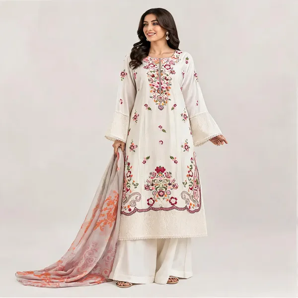 White_Cotton_Kurta_Set_For_Women