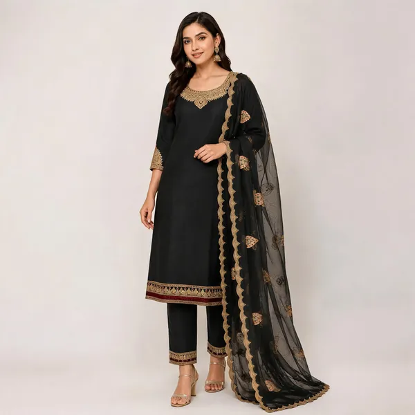 Grey_Cotton_Kurta_Set_For_Women