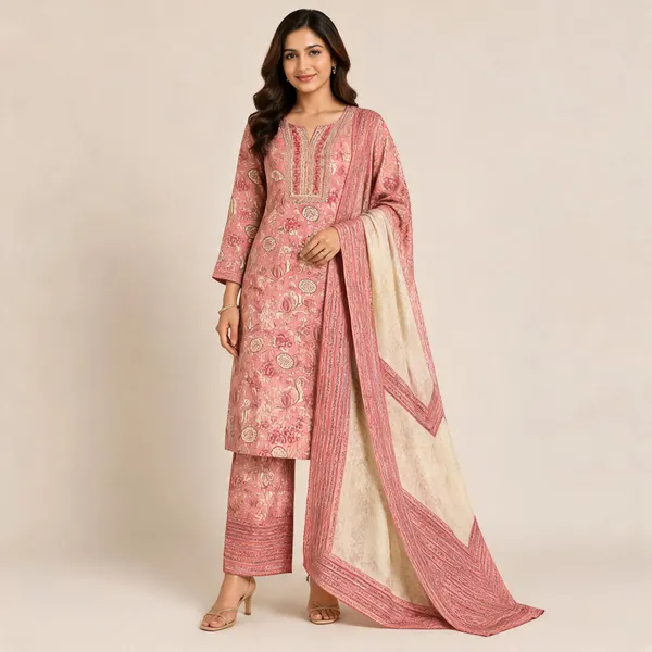 Pink_Cotton_Kurta_Set_For_Women