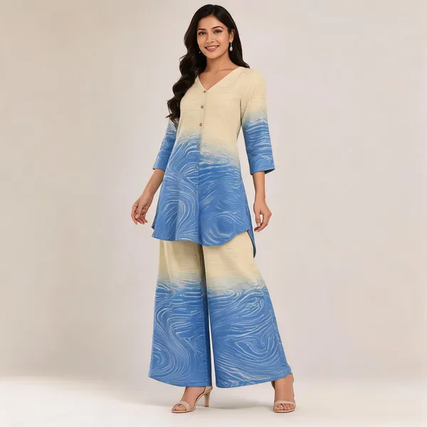 Blue_Cotton_Co-Ord_Set_For_Women