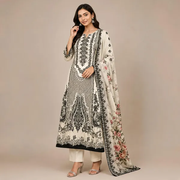 White_Cotton_Kurta_Set_For_Women