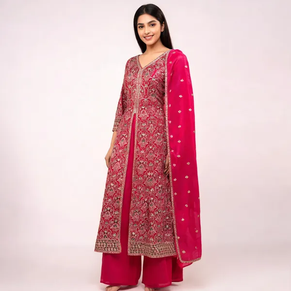 Rani_Georgette_Kurta_Set_For_Women