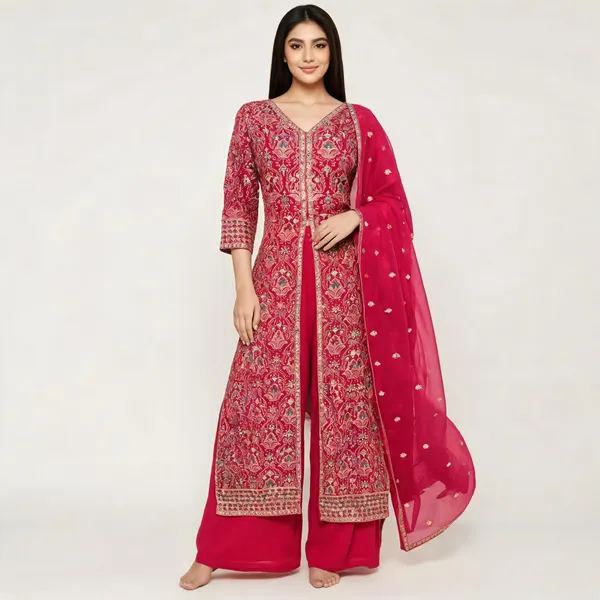 Rani_Georgette_Kurta_Set_For_Women