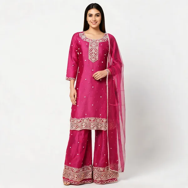 Rani_Soft_Silk_Kurta_Set_For_Women