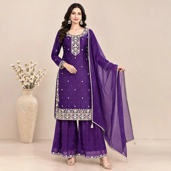 Purple_Soft_Silk_Kurta_Set_For_Women
