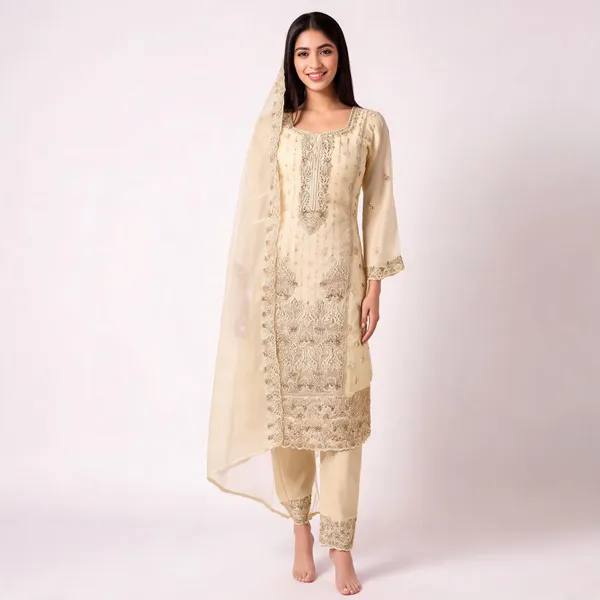 Off_White_Georgette_Kurta_Set_For_Women