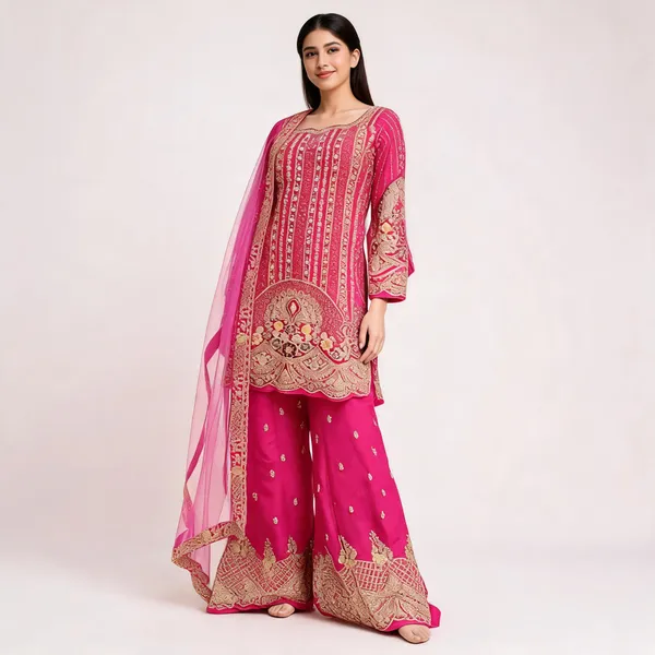 Rani_Vichitra_Kurta_Set_For_Women