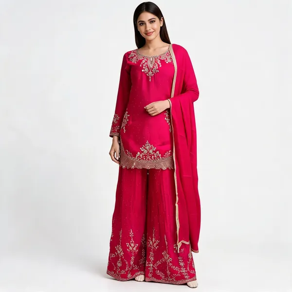 Rani_Silk_Kurta_Set_For_Women
