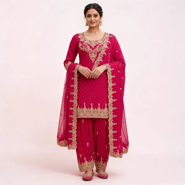 Rani_Silk_Kurta_Set_For_Women