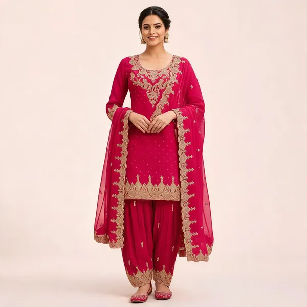 Rani_Silk_Kurta_Set_For_Women
