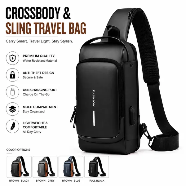 Black_Water_Resistant_Crossbody_Sling_Bag_for_Travellers