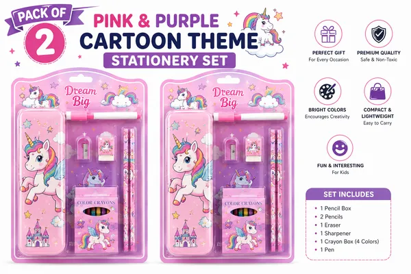 Cartoon_Theme_Stationery_Set_Pack_Of_2