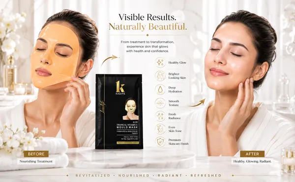 Kadife_Tropical_Vitamin_C_Mould_Mask,_Vitamin_C_Skin_Brightening_Hydrating_Facial_Mask_With_Marine_Botanical_Minerals_Moisturizing_Calming_Care_25g_Single_Use_-_Pack_of_2