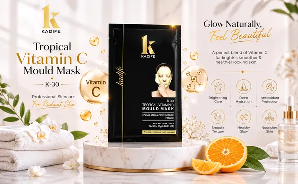 Kadife_Tropical_Vitamin_C_Mould_Mask,_Vitamin_C_Skin_Brightening_Hydrating_Facial_Mask_With_Marine_Botanical_Minerals_Moisturizing_Calming_Care_25g_Single_Use_-_Pack_of_2