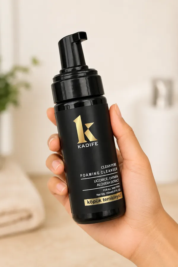 Kadife_Clean_Pore_Foaming_Face_Cleanser_With_Licorice_Oatmeal_Aloe_Vera_Deep_Pore_Cleansing_Oil_Control_Gentle_Exfoliating_Face_Wash_For_All_Skin_Types_150_Ml