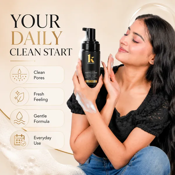 Kadife_Clean_Pore_Foaming_Face_Cleanser_With_Licorice_Oatmeal_Aloe_Vera_Deep_Pore_Cleansing_Oil_Control_Gentle_Exfoliating_Face_Wash_For_All_Skin_Types_150_Ml