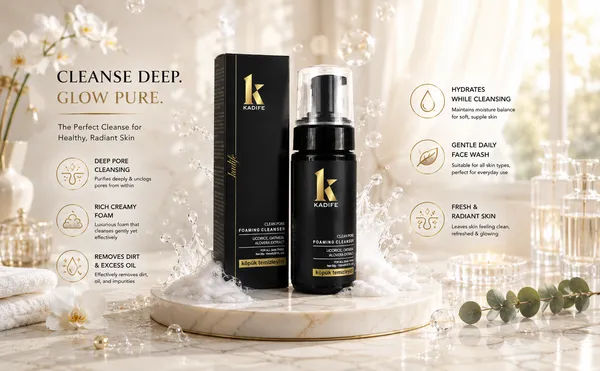 Kadife_Clean_Pore_Foaming_Face_Cleanser_With_Licorice_Oatmeal_Aloe_Vera_Deep_Pore_Cleansing_Oil_Control_Gentle_Exfoliating_Face_Wash_For_All_Skin_Types_150_Ml