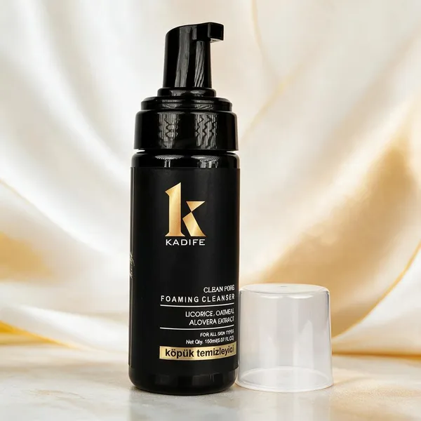 Kadife_Clean_Pore_Foaming_Face_Cleanser_With_Licorice_Oatmeal_Aloe_Vera_Deep_Pore_Cleansing_Oil_Control_Gentle_Exfoliating_Face_Wash_For_All_Skin_Types_150_Ml