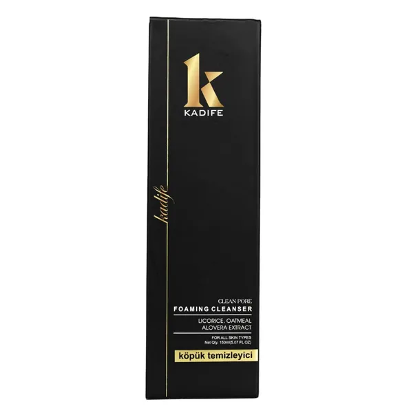 Kadife_Clean_Pore_Foaming_Face_Cleanser_With_Licorice_Oatmeal_Aloe_Vera_Deep_Pore_Cleansing_Oil_Control_Gentle_Exfoliating_Face_Wash_For_All_Skin_Types_150_Ml