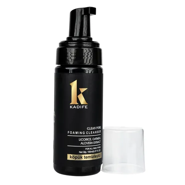 Kadife_Clean_Pore_Foaming_Face_Cleanser_With_Licorice_Oatmeal_Aloe_Vera_Deep_Pore_Cleansing_Oil_Control_Gentle_Exfoliating_Face_Wash_For_All_Skin_Types_150_Ml