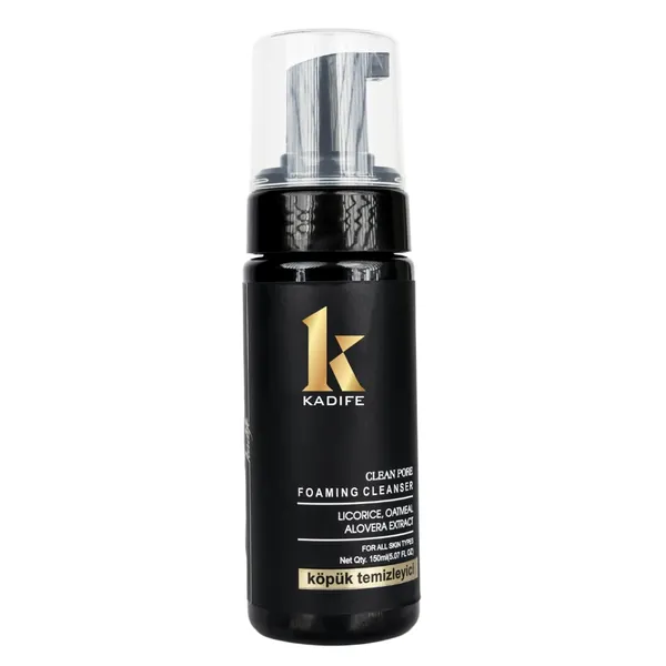Kadife_Clean_Pore_Foaming_Face_Cleanser_With_Licorice_Oatmeal_Aloe_Vera_Deep_Pore_Cleansing_Oil_Control_Gentle_Exfoliating_Face_Wash_For_All_Skin_Types_150_Ml