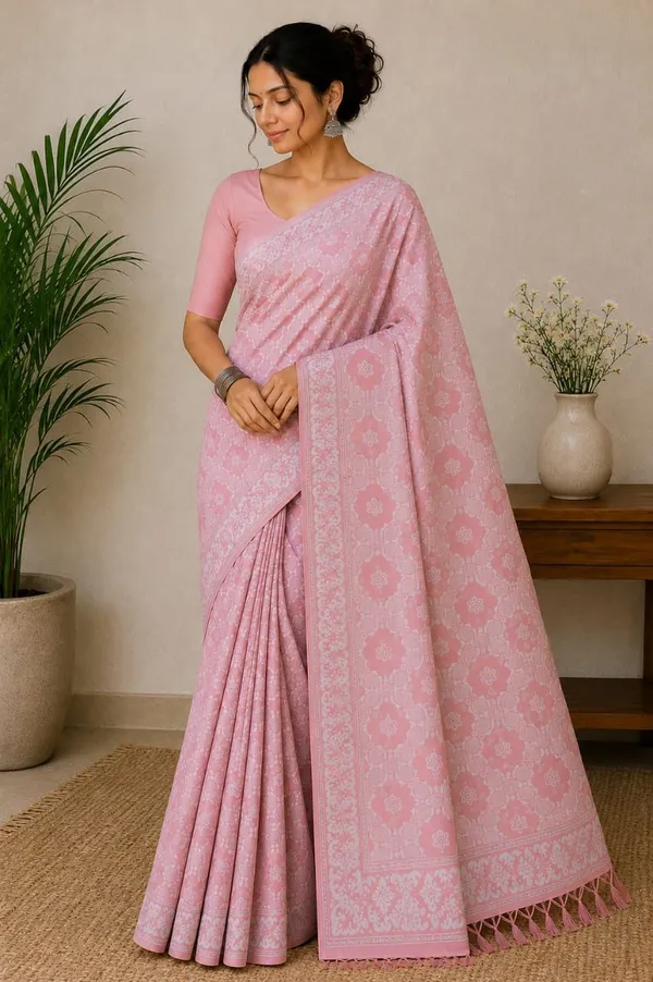 Raamiva_Woven_Daily_Wear_Pure_Cotton_Saree_(Pink)