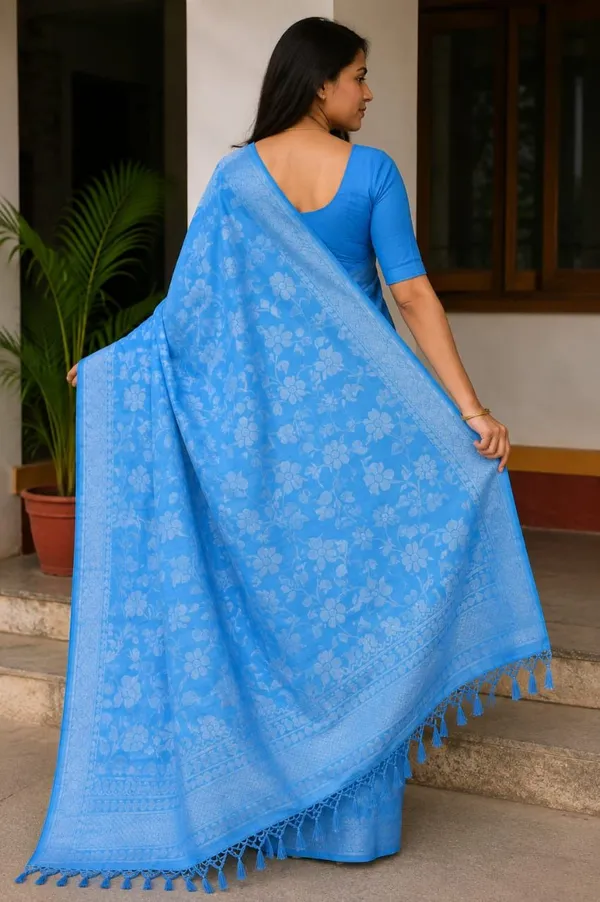 Raamiva_Woven_Daily_Wear_Pure_Cotton_Saree_(Blue)