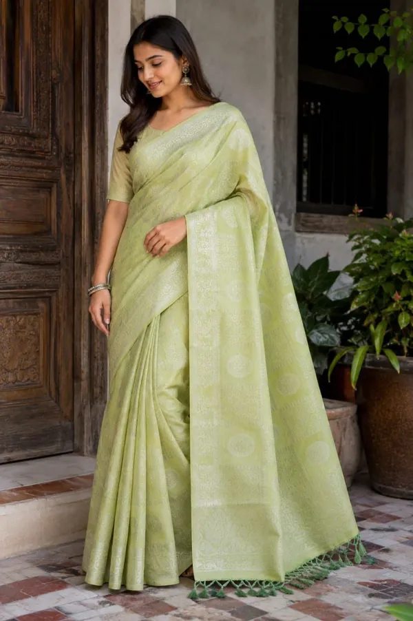 Raamiva_Woven_Daily_Wear_Pure_Cotton_Saree_(Light_Green)