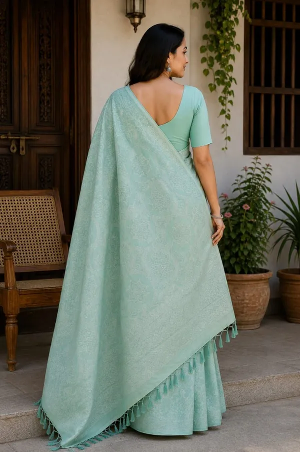Raamiva_Woven_Daily_Wear_Pure_Cotton_Saree_(Green)