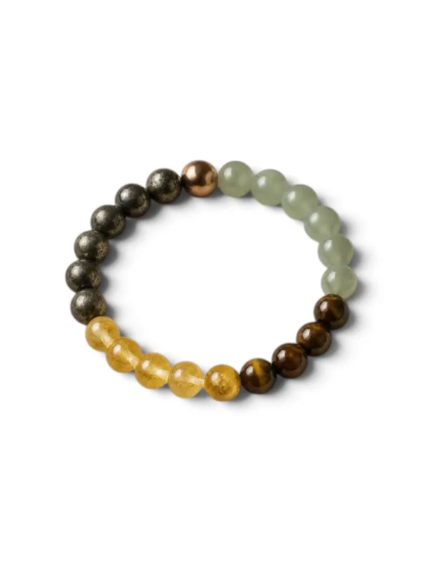 Multicolor_Crystal_Beaded_Bracelet_For_Unisex