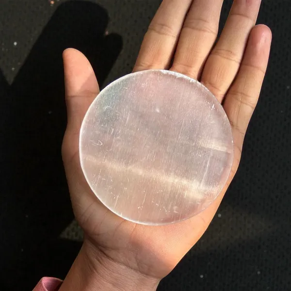 White_Crystal_Translucent_Selenite_Charging_Disc_For_Charging_Plate