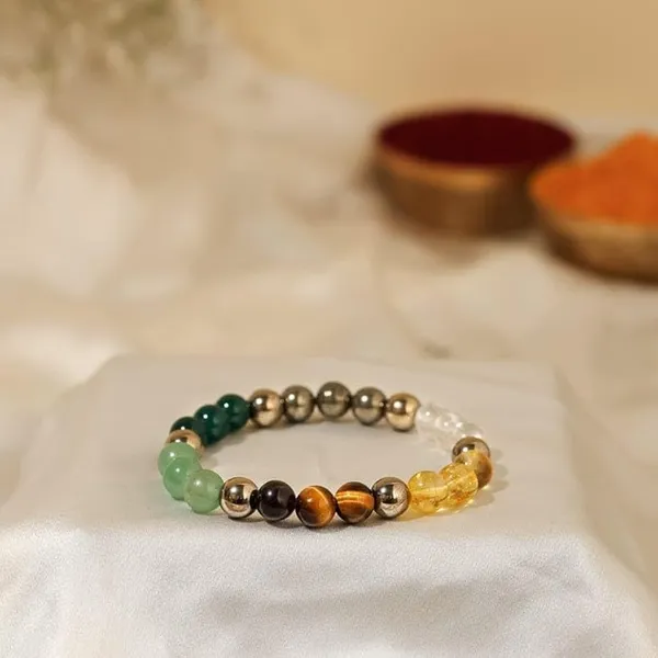 Multicolor_Crystal_Beaded_Dhan_Yog_Bracelet_For_Unisex