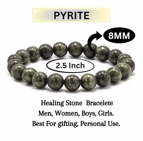 Black_Crystal_Pyrite_Beaded_Bracelet_For_Unisex