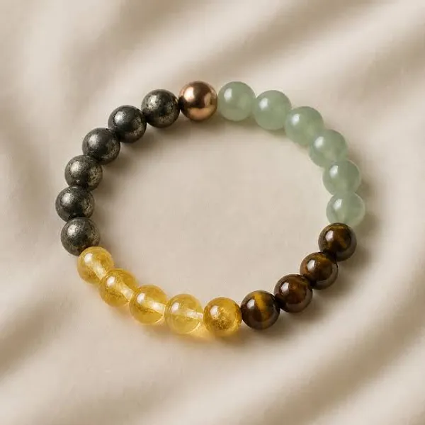 Multicolor_Crystal_Beaded_Bracelet_For_Unisex