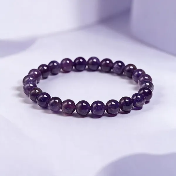 Purple_Crystal_Amethyst_Beaded_Bracelet_For_Unisex