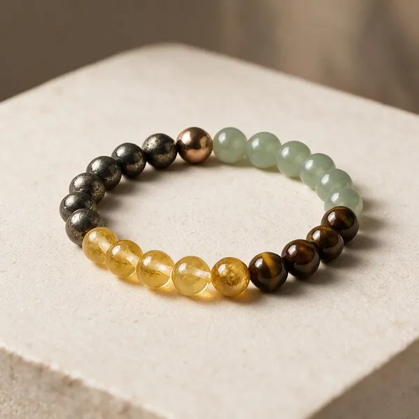 Multicolor_Crystal_Beaded_Bracelet_For_Unisex
